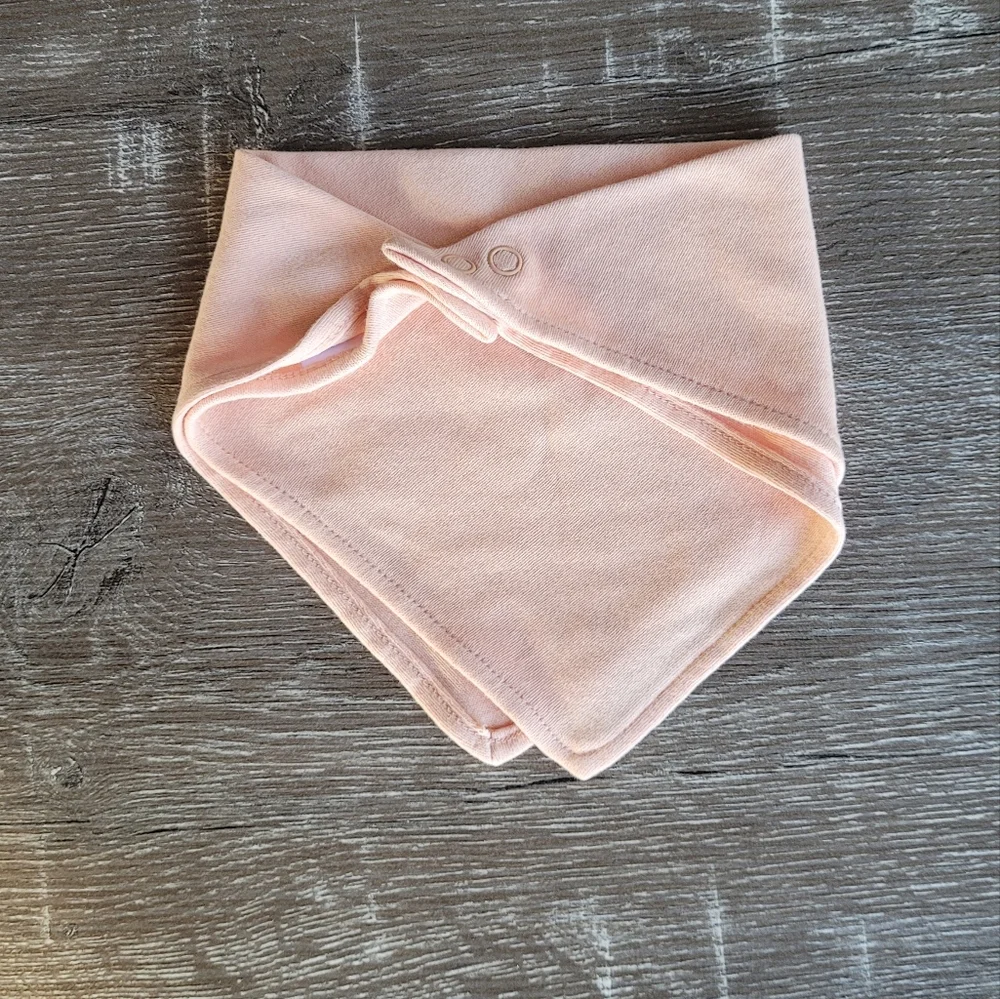 Nordstrom 2 Piece Bandana Cotton Bib Rainbow & Solid